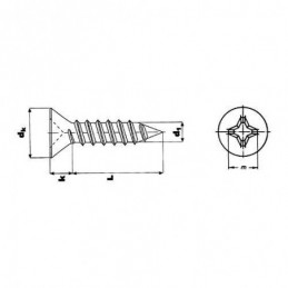 TORNILLO DIN-7982 PHILIPS...
