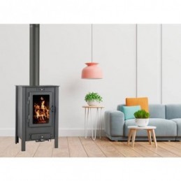 ESTUFA HOGAR 450 VIENA S/VERTICAL Ø 110 ECODESING