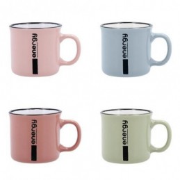 TAZA CERÁMICA COLOR SURTID...