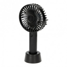 MINI VENTILADOR MANO BALU USB RECARG NEGRO DC 5V
