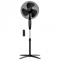 VENTILADOR PIE NAMETIL C/MANDO Y TEMP 43CM 45W NEG